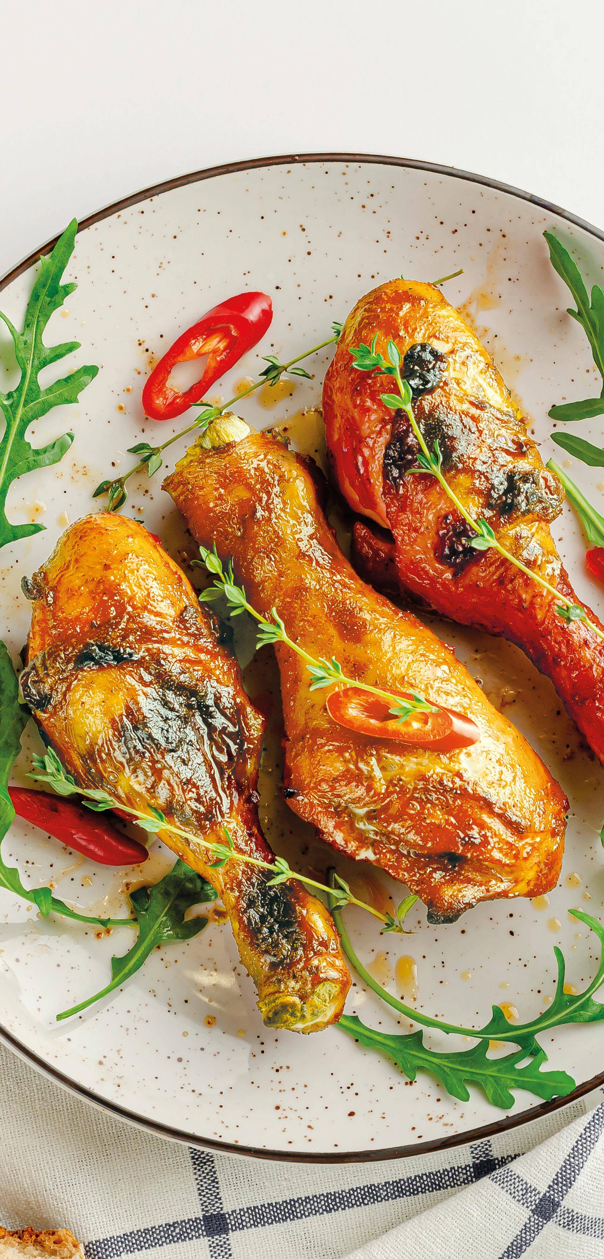 Tandoori-Hähnchenschenkel - Rezepte Easy Fry XL Surface | Tefal