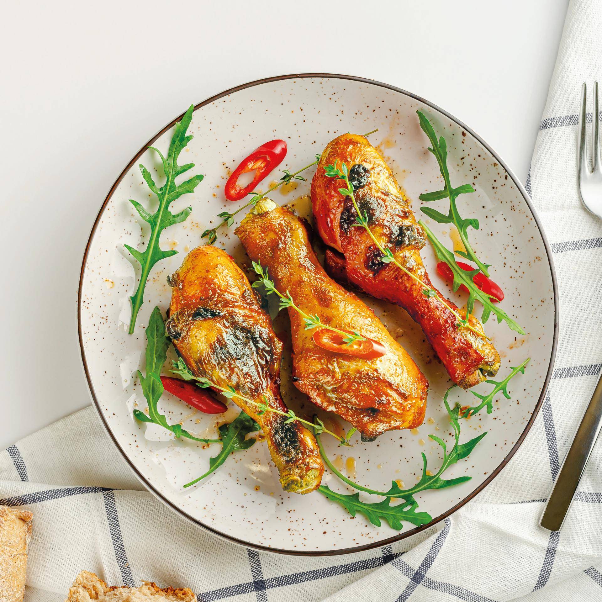Tandoori-Hähnchenschenkel - Rezepte Easy Fry XL Surface | Tefal