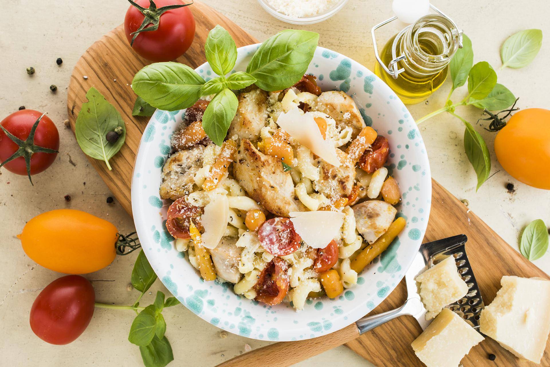 Cremige Nudeln mit Huhn - Rezepte undefined | Tefal