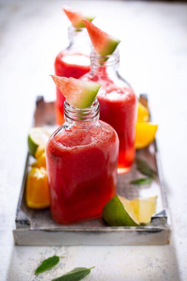 Saft aus Wassermelone, Orange, Ingwer und Kurkuma - Rezepte Perfectmix + | Tefal