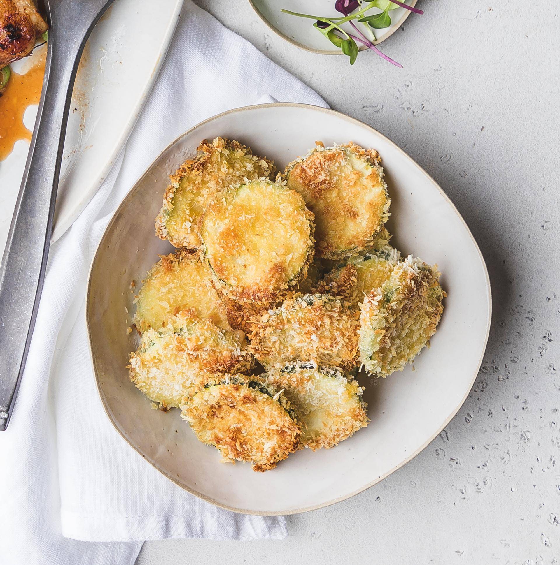 Knusprige panierte Zucchini-Pommes frites - Rezepte Easy Fry XL Surface | Tefal