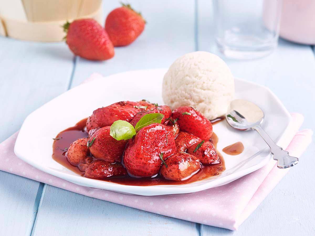 Balsamico-Erdbeeren - Rezepte Actifry Express 1kg | Tefal