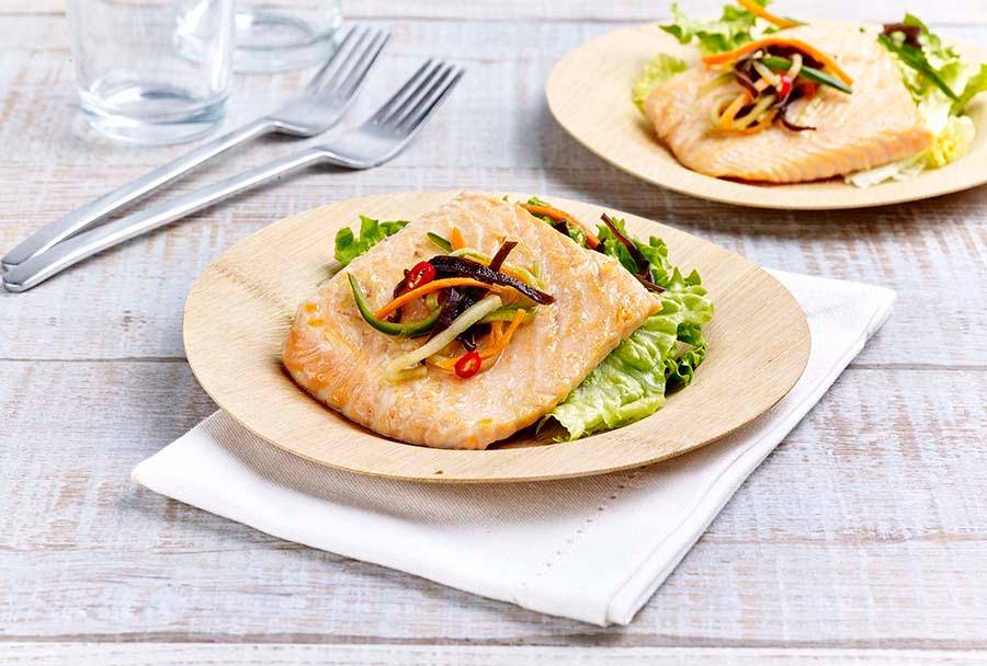 Thailändischer Lachssalat - Rezepte Actifry Original 1kg | Tefal