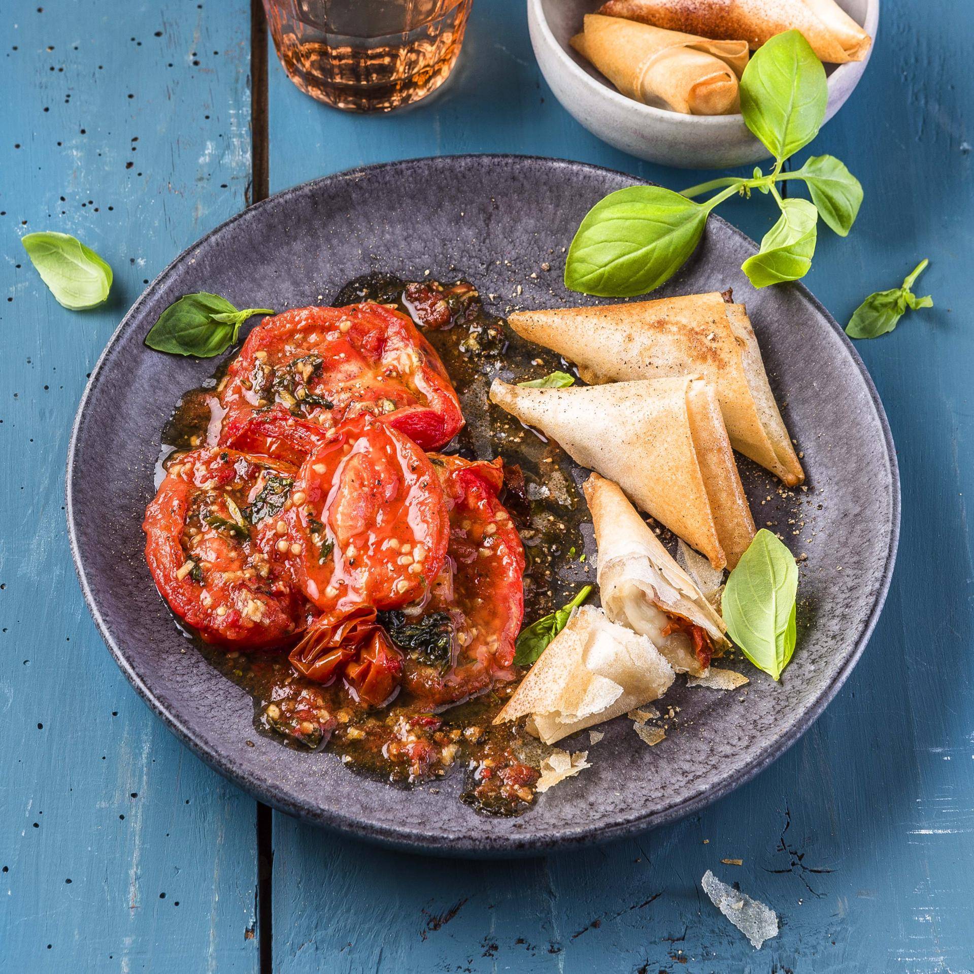 Italienische Samosas & Tomatenkompott - Rezepte Actifry Genius XL 2in1 | Tefal