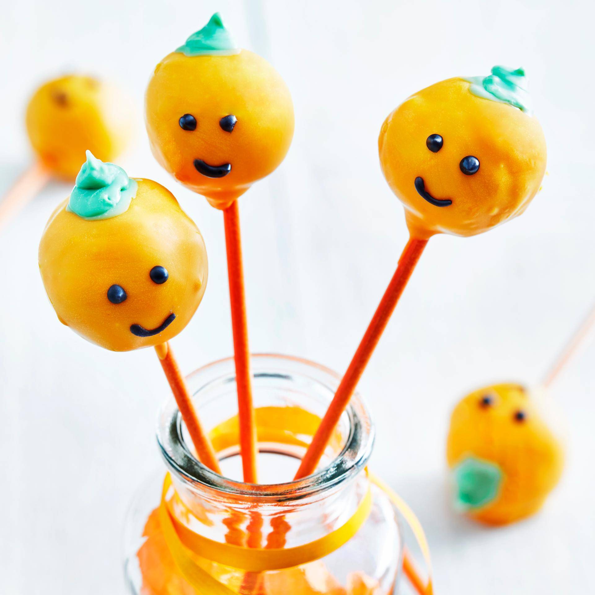 Kürbis Cake Pops - Rezepte Cake Factory | Tefal