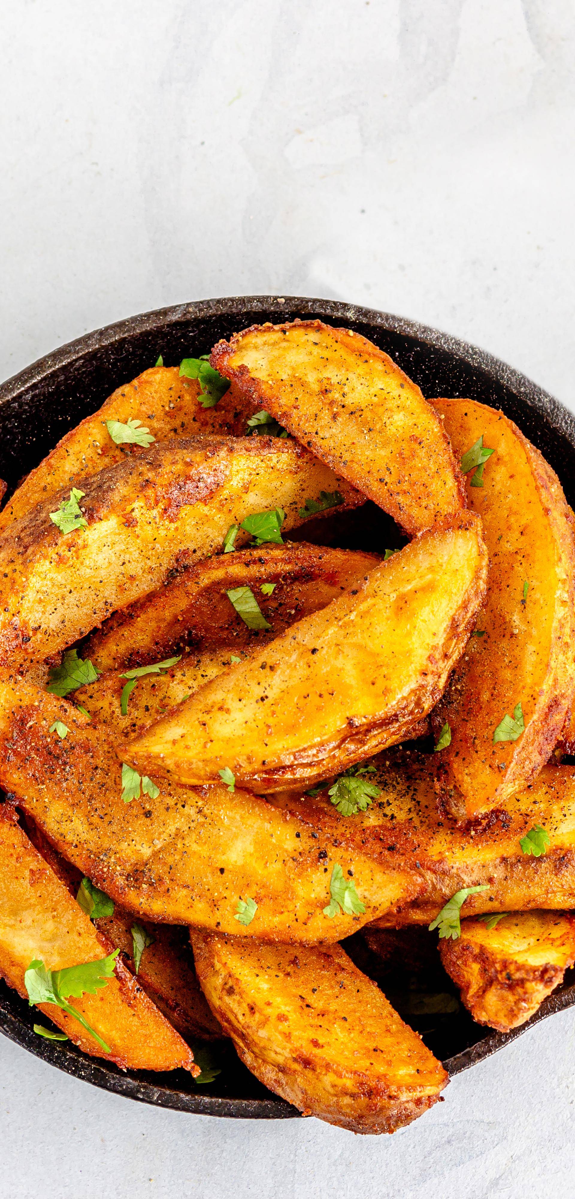 Currykartoffeln - Rezepte Dual EasyFry&amp;Grill | Tefal