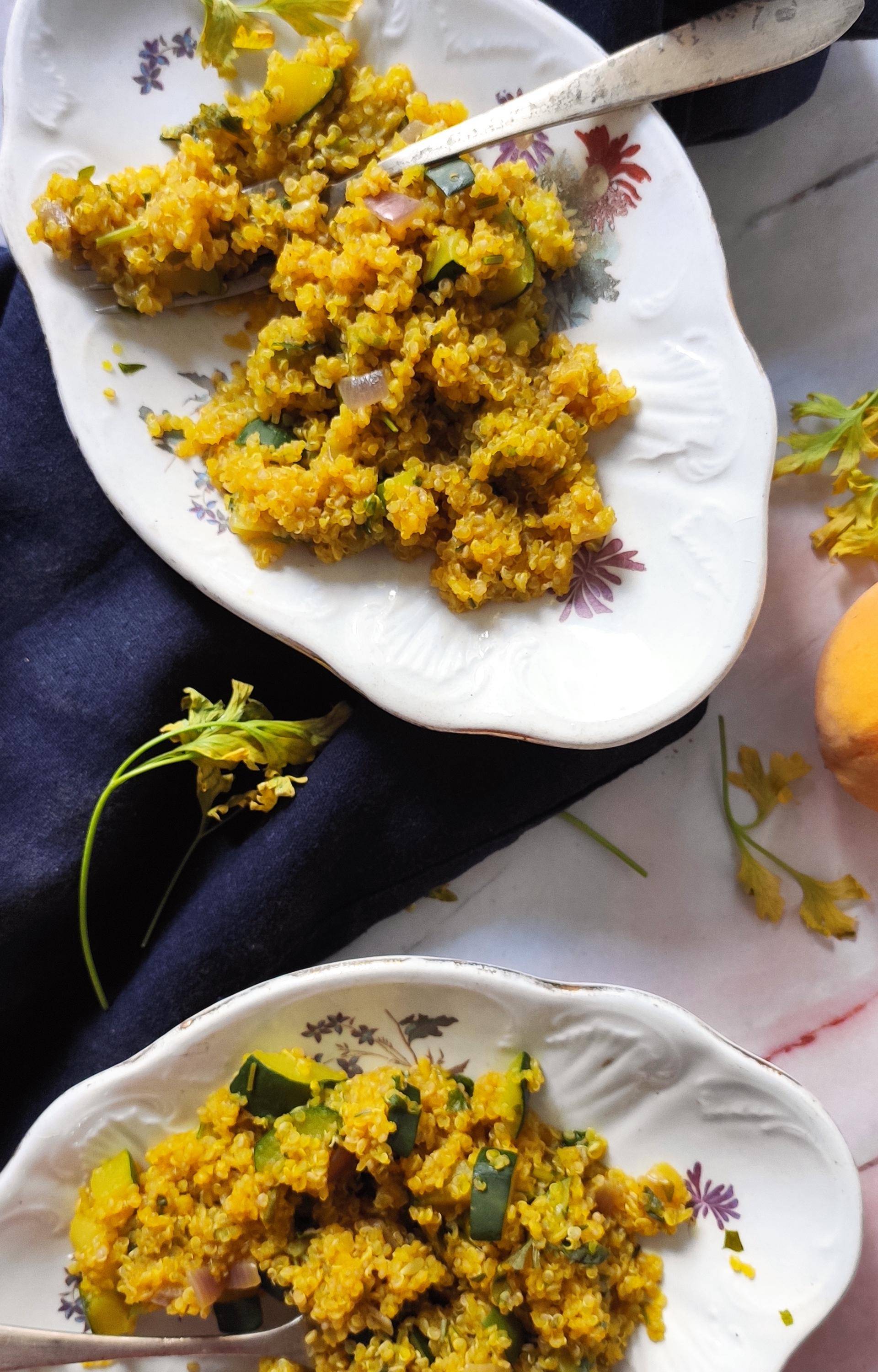 Aromatischer Safran-Quinoa mit Cashewnüssen und Rosinen - Rezepte undefined | Tefal