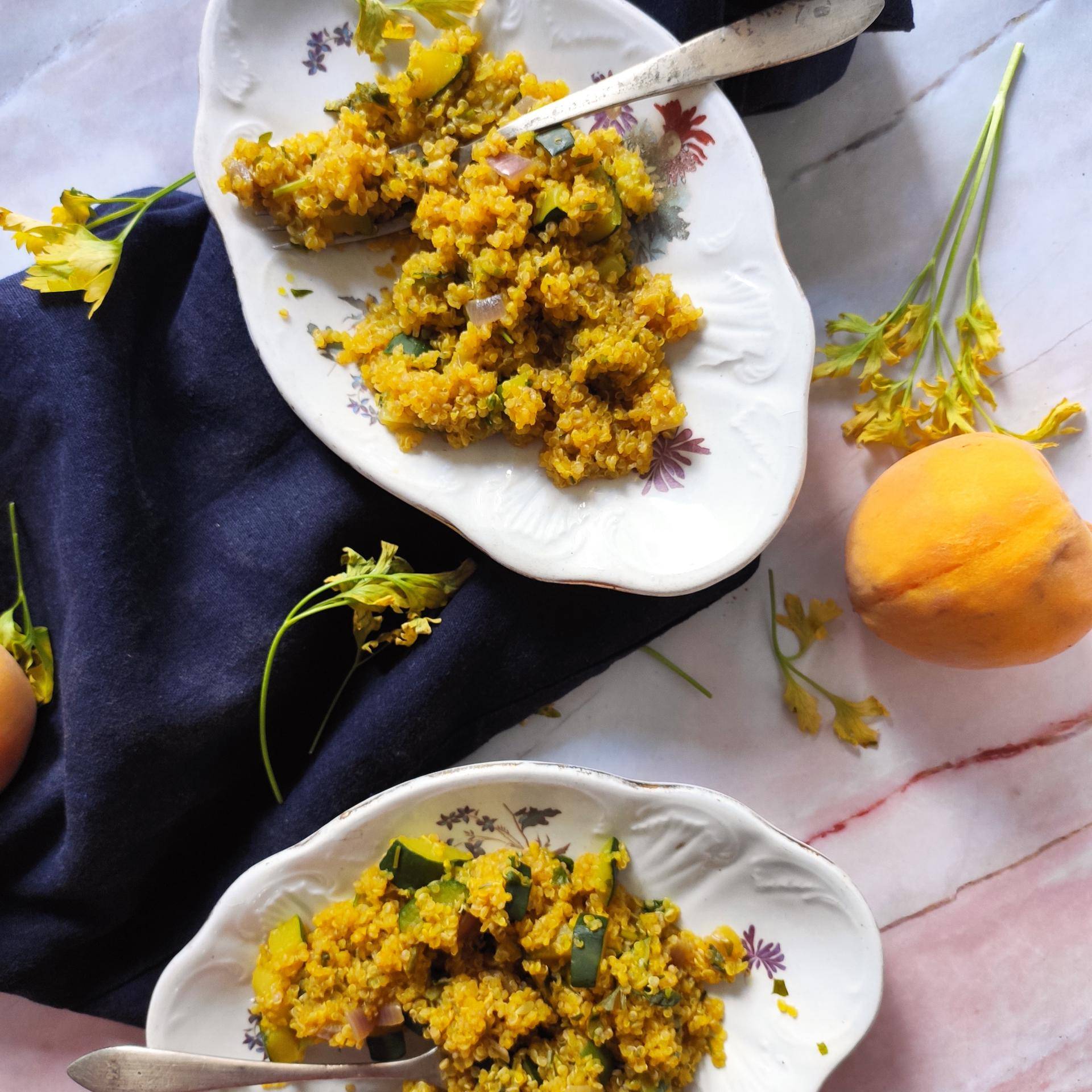 Aromatischer Safran-Quinoa mit Cashewnüssen und Rosinen - Rezepte undefined | Tefal