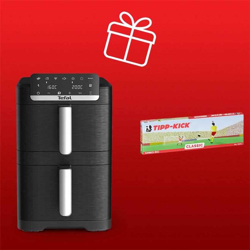 WM-Deal: Easy Fry Crispy Stack - Mit GRATIS Tipp-Kick-Spiel im Wert von 44,90 €