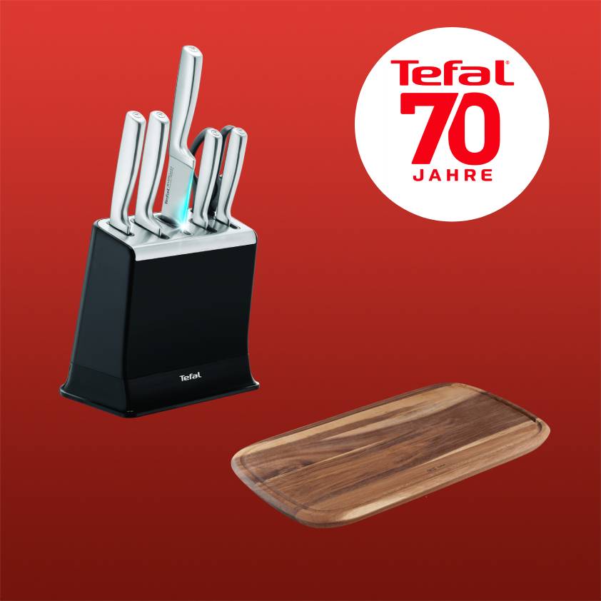 Scharfes Jubiläums-Angebot: EverSharp Pro Messerset & Jamie Oliver Schneidebrett