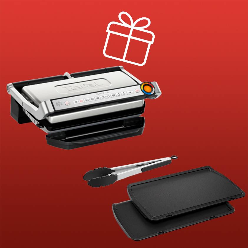 Optigrill XL plus im Set mit passenden Planchaplatten