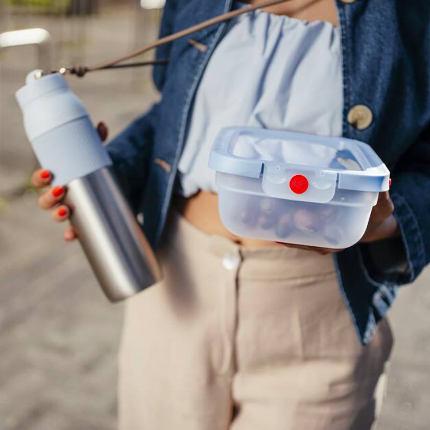 Daily Essentials Set: AeroSteam Elite 620 & gratis beYou Twist Isolier-Trinkflasche 0,7 L Fair Grey